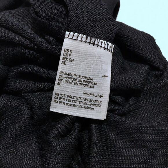 Jenni NWT Black Long Sleeves Sleepwear Top Women S - Picture 8 of 9